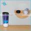 Food Grade 450ML Personalizd Double Wall PS insulated Coffee Mug with Glitter paper insert