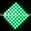 high bright green color led dot matrix display