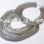 New Trendy crystal handmade chunky indian statement necklace/