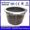 Low price stainless steel cylinder slotted sieve/ pressure screen basket