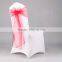 Yiwu supply 20*275cm organza chair sashes plain dyed organza fabric for banquet wedding Party Decoration Bow, home and hotel