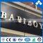2016 New style 3d sign board letter sign hot sale