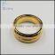 custom gold plated tungsten carbide ring
