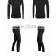 custom black coolmax womens compression running jersey