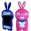 Hot!!!! newest animal rabbit silicone cell phone case