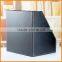 High-grade leather triple desktop file box file frame data file storage box seat business office supplies