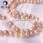 pearl strand necklace fresh water pearl 3-9mm wholesale graduale pearl shape