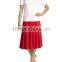 2015 New Arrival Ladies Fashion Linen Midi Skirt