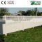Backyard fence Vinyl White Privacy Fence With Lattice
