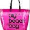custom-made PVC beach clear handbag