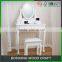 Modern Wood Dresser White Mirror Furniture Dressing Table