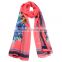 2015 Fashionable Flower Chiffon Scarf In Stock Whole Sale Hot Sale