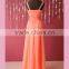 Import silky chiffon full length party dress