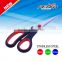Plastic handles office student scissors high quality household cutting scissor