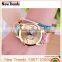 New design colorful braid rope geneva elephant watch weave chain bracelet watch