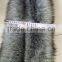 Natural color fur pelt real Silver Fox