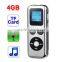 Support Telephone recording 4GB Digital Voice Recorder Dictaphone MP3 Player with TF Card Slot