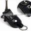 Various color fine workmanship PU leather car key keychain holder wallet designer with 6 metal hooks                        
                                                Quality Choice