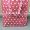 100% Recycle Polka Dot Design Gift Bag Reusable