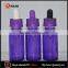 Wholesale high quality purple 1oz 30ml glass dropper bottles