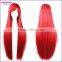 80cm New Hairstyle Natural Long Orange Wig
