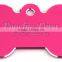 Pink Bone Dog ID Tag