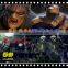 Hydraulic system 5d cinema interactive 5d theater with gaming glasses