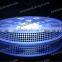 China factory acrylic material led light lazy susan dining turntable