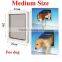 H240 Pet Dog Door Cat Dual Entry Magnetic Lockable Telescoping Frame for Big Dog M/L