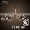 Durable Metal Baking Finish Lamp Ceiling Plate Lighting Woven Hemp Rope Light