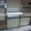 DIY Stainless Steel Risplay Rack ,Wall Mounted with MDF Back Panel