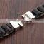 stainless steel genuine leather bracelet