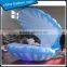 Decorative blue inflatable seashell inflatable replica model with led light for display