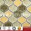 IMARK Arabesque Lantern Pattern Crackle Glazed Ceramic Mosaic Tile/Backsplash Tile For Modern Bathroom/Kitchen Wall Decoration