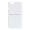 High quality Plastic blank mobile cover for apple 3D paper sublimation Heat press clear Phone case for iPhone 6
