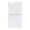 High quality Plastic blank mobile cover for apple 3D paper sublimation Heat press clear Phone case for iPhone 6