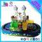 New product Children's Square rail rides play equipment track train