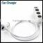 3 Sockets Cigarette Lighter Multi Usb Port Ac Travel Charger