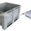 1200*1000*760 gray bottom price wholesale plastic solid crate/food storage recycling crate box