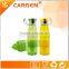 Bpa free tritan fruit lemon squeezer water bottle