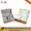 Vintage Hot Stamping Leatherette Paper Jewelry Box Cardboard Packaging Box
