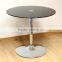 2016 Wholesale modern dining room round tempered glass malaysia dining table