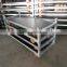 Display Flower Trolley, cart.Danish Trolley.Gardening Transport Cart, Steel Rolling Trolley Tool cart.Greenhouse Equiment