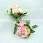 China supplier party decoration bunch plastic silk bridal wedding artificial flower bouquet
