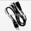 Black Us 3Pin Ac Power Cords American Standard Cables With IEC end electrical wire with plug 3 pin top (UL/CSA certified)