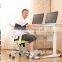 China factory mannual adjustable height desk table with Dual-worktop