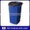 High quality and Fashionable plastic trash can for house use , small lot order available