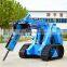 mini backhoe skid loader with excavator attachment for sale