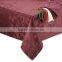 100%polyester jacquard tablecloth
