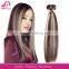 wholesale double drawn 8 inch clip-in human hair extensions